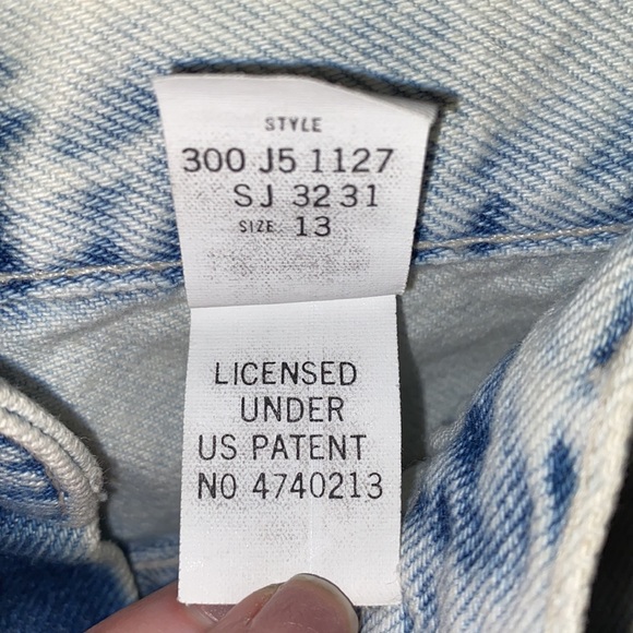 Vintage Sasson Light wash High Rise 80s Jeans Size 13 - Picture 10 of 14